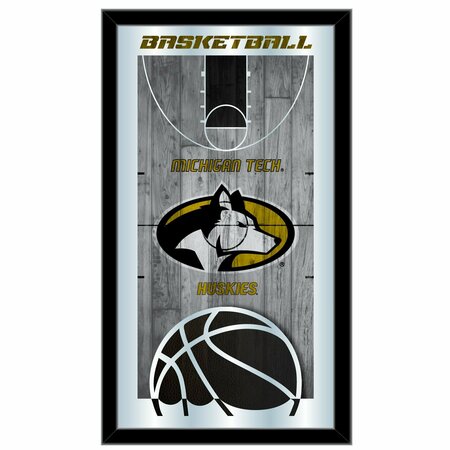 HOLLAND BAR STOOL CO Michigan Tech 15" x 26" Basketball Mirror MBsktMITech